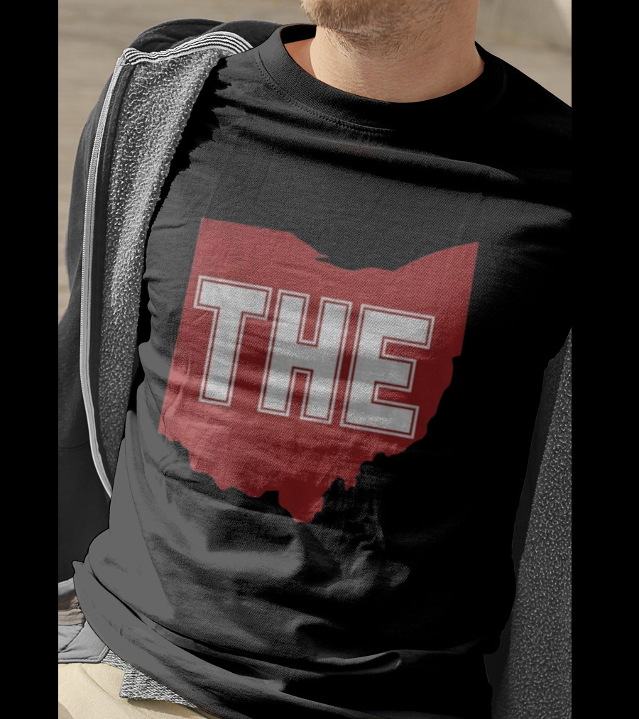 Ohio State Buckeyes Football Game Day Pride The State Map T-Shirt