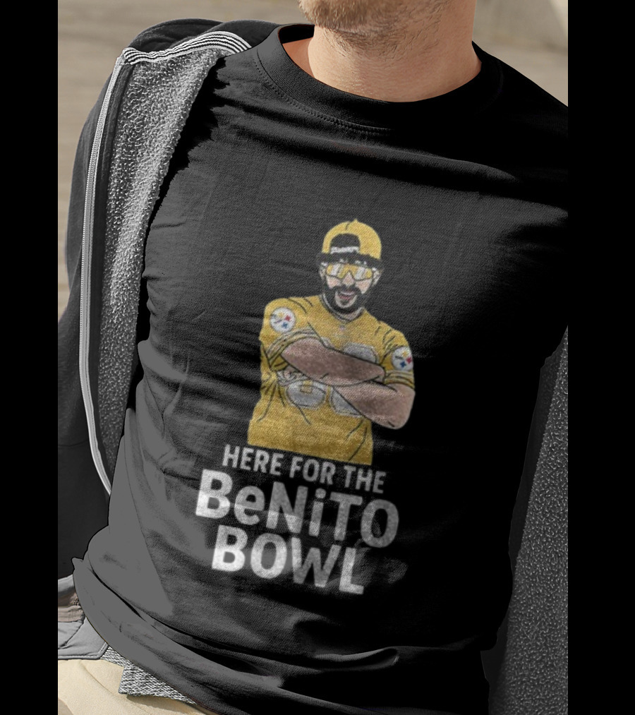 Pittsburgh Steelers Here For The Benito Bowl Super Bowl Halftime T-Shirt
