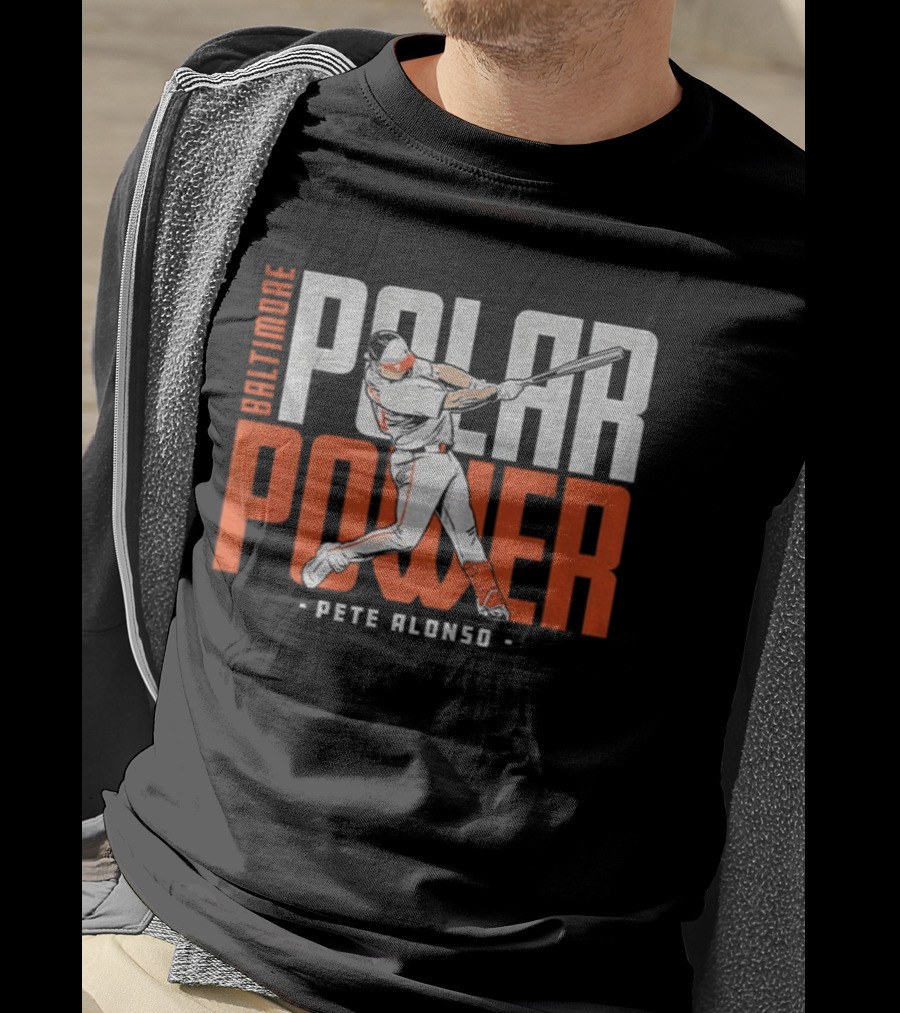 Baltimore Polar Power Pete Alonso Baseball Orioles T-Shirt