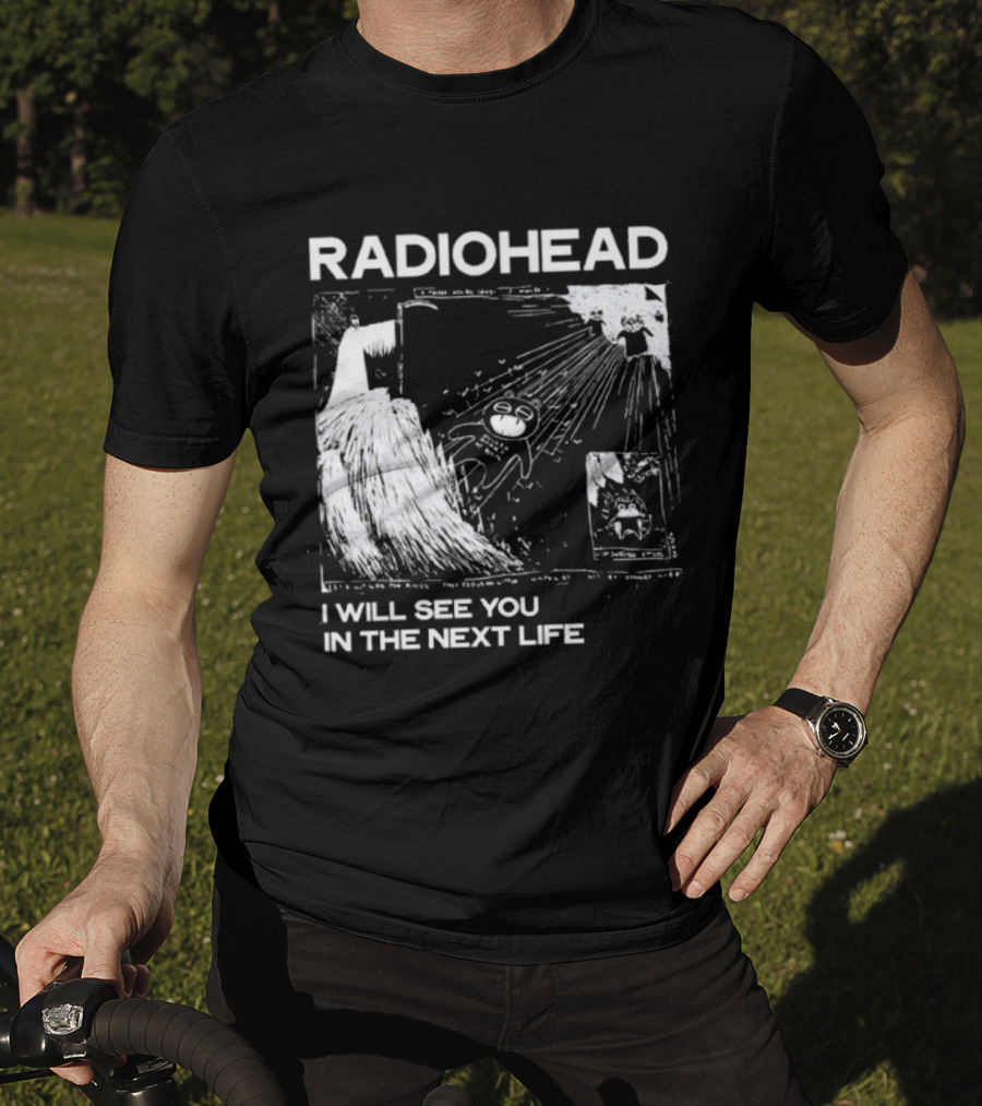 Radiohead I Will See You In The Next Life Vintage Album Art Concept T-Shirt