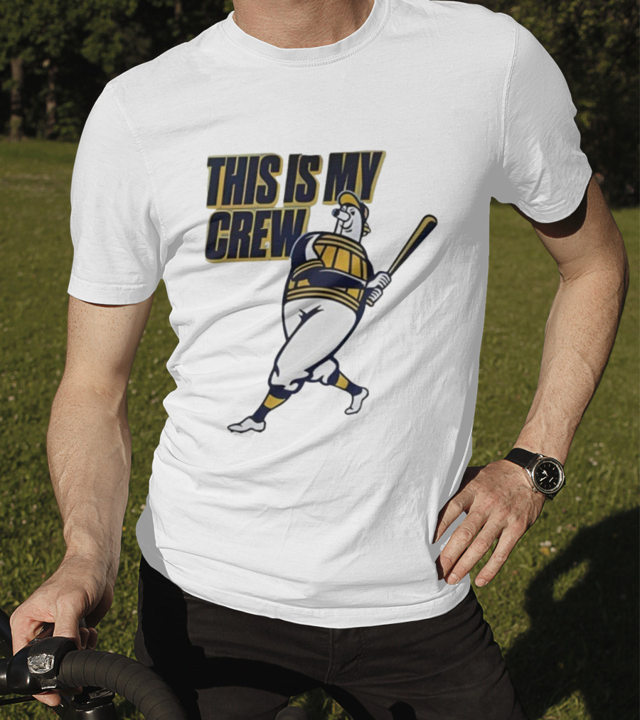 This Is My Crew 2025 Brewers Batter Illustration T-Shirt