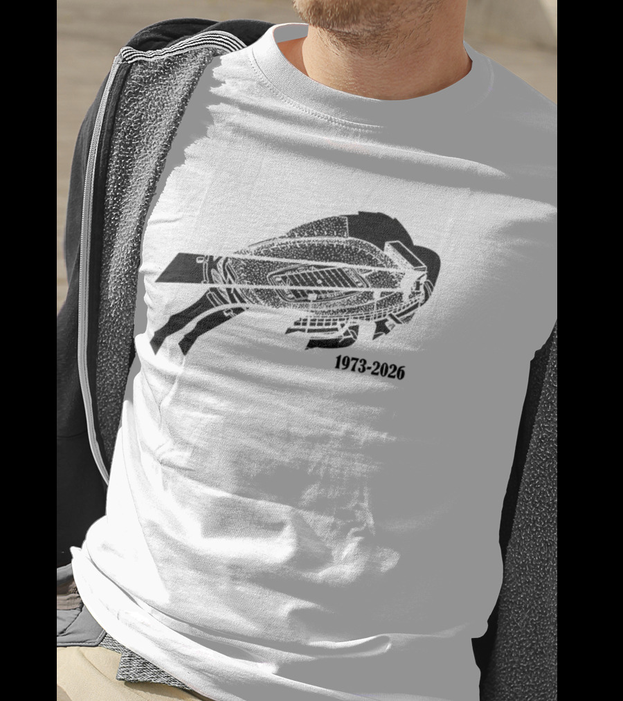 Buffalo Bills Highmark Stadium Farewell Tour 1973-2026 T-Shirt
