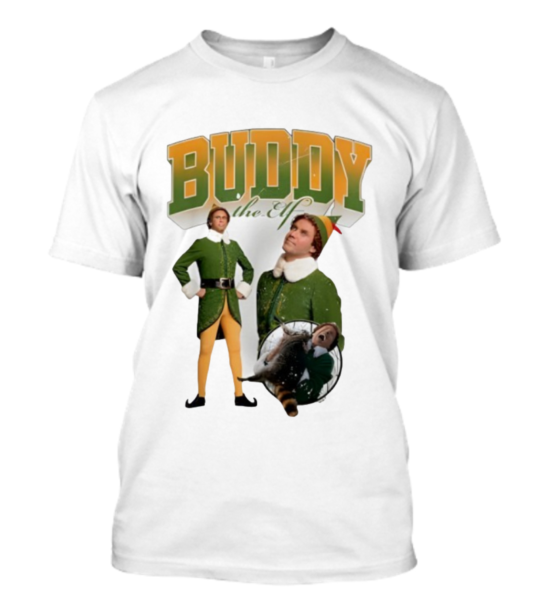 Buddy The Elf Christmas Comedy Movie Character Collection T-Shirt