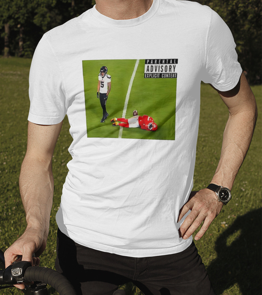 Parental Advisory Football Hit Jalen Pitre Versus Kansas City T-Shirt