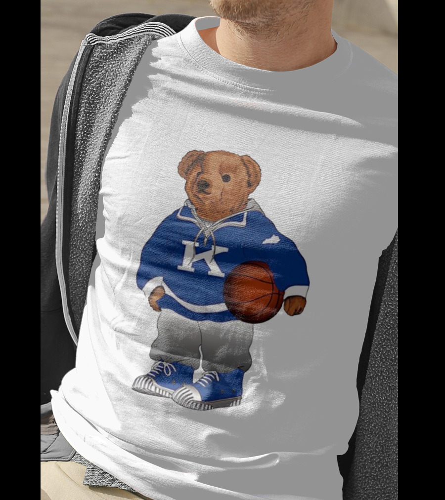 Kentucky Wildcats Polo Bear Basketball Lover NCAA Fan Apparel T-Shirt