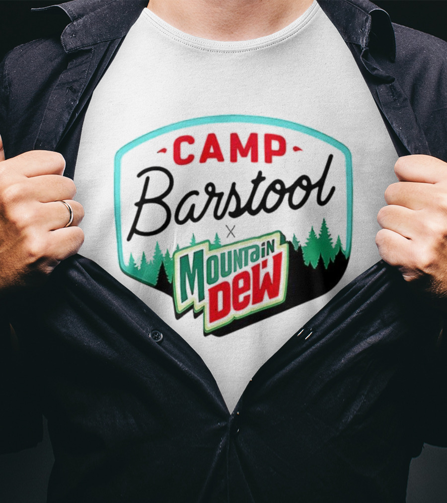 Camp Barstool Mountain Dew T-Shirt