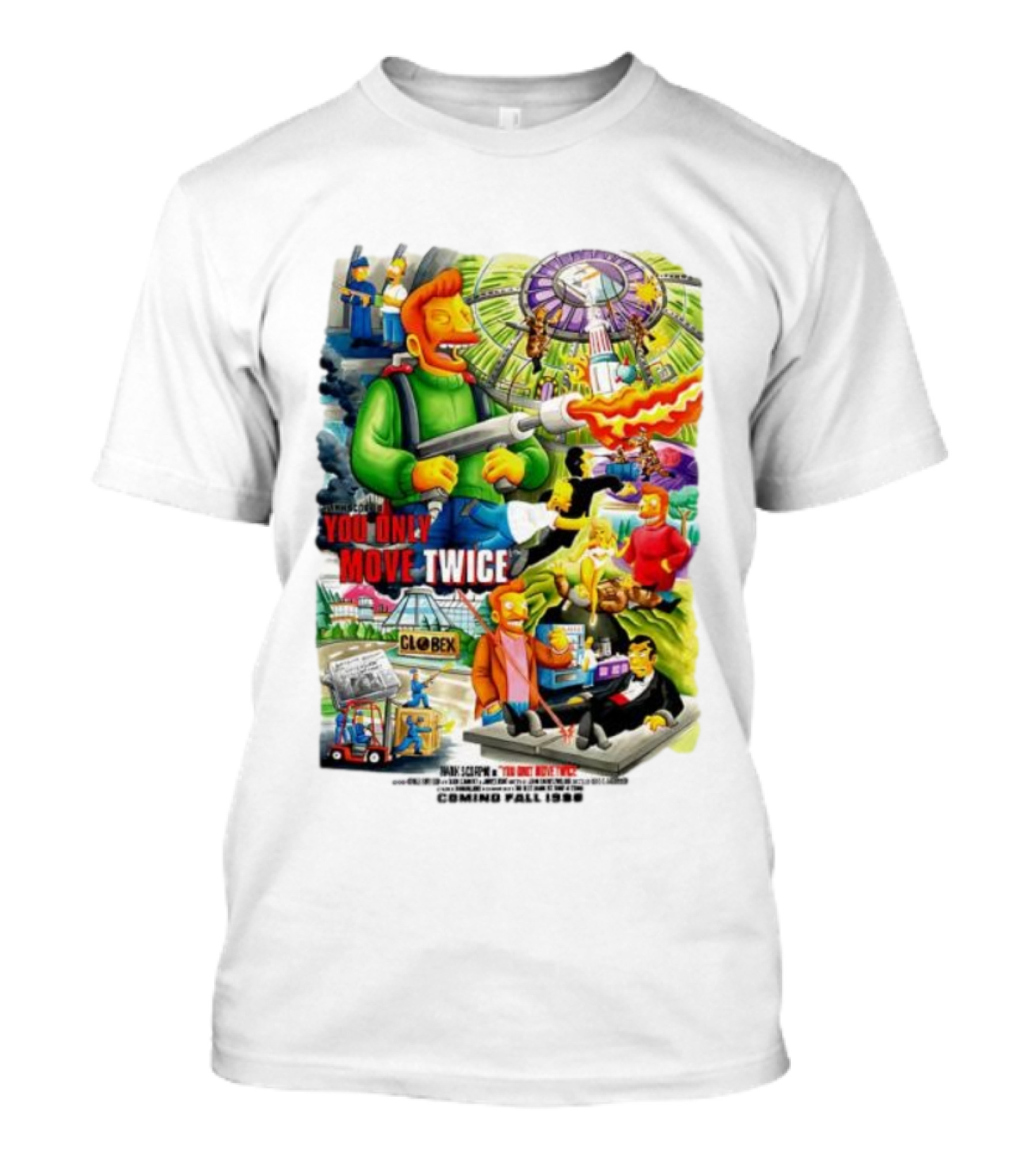 Hank Scorpio You Only Move Twice Globex Coming Fall 1996 T-Shirt