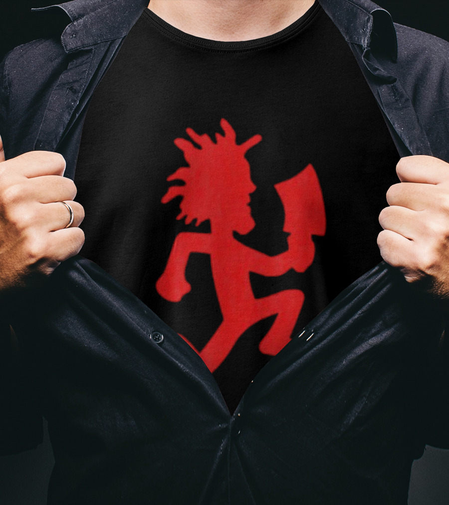 Hatchet Man Insane Clown Posse Joker's Card Cleaver Holder T-Shirt