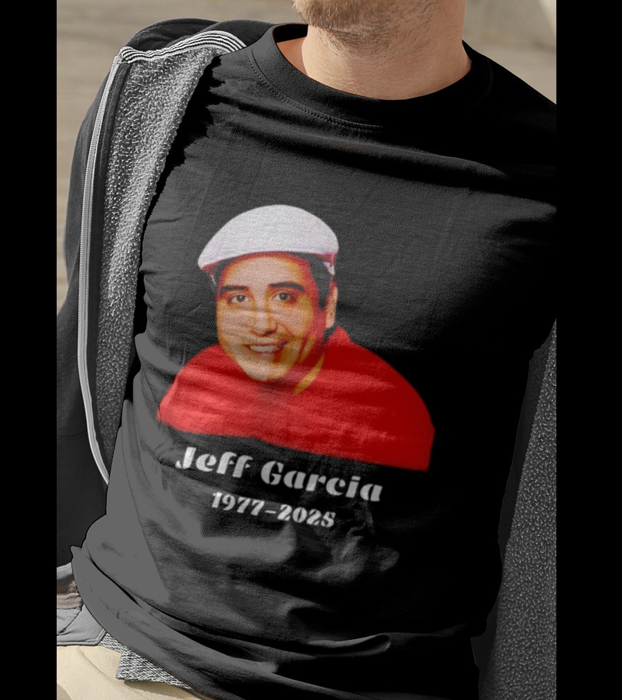 Jeff Garcia 1977-2028 Memorial Tribute Voice Actor T-Shirt