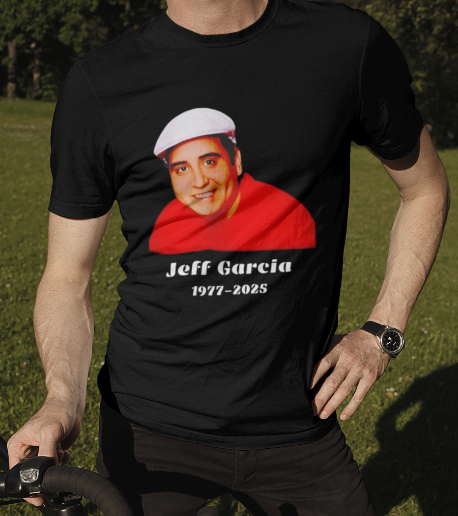Jeff Garcia 1977-2028 Memorial Tribute Voice Actor T-Shirt