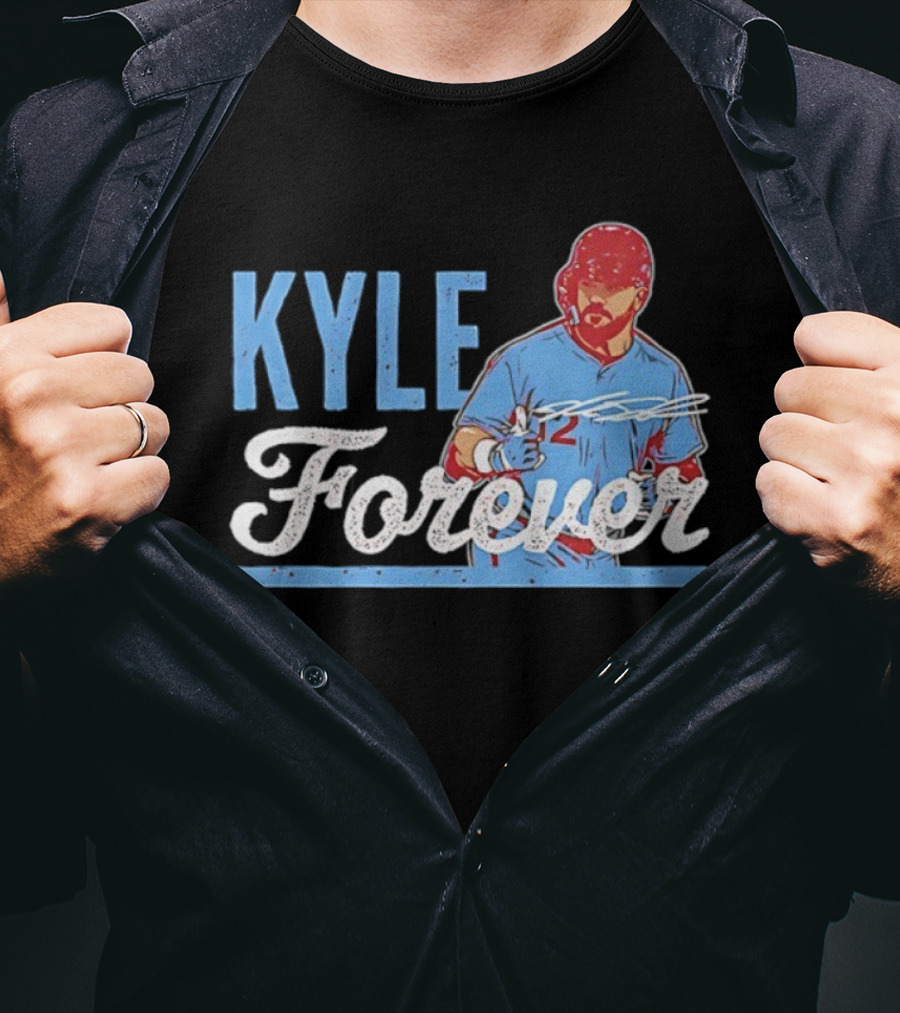 Kyle Schwarber Forever Washington Nationals MLB Baseball 2025 Signature T-Shirt