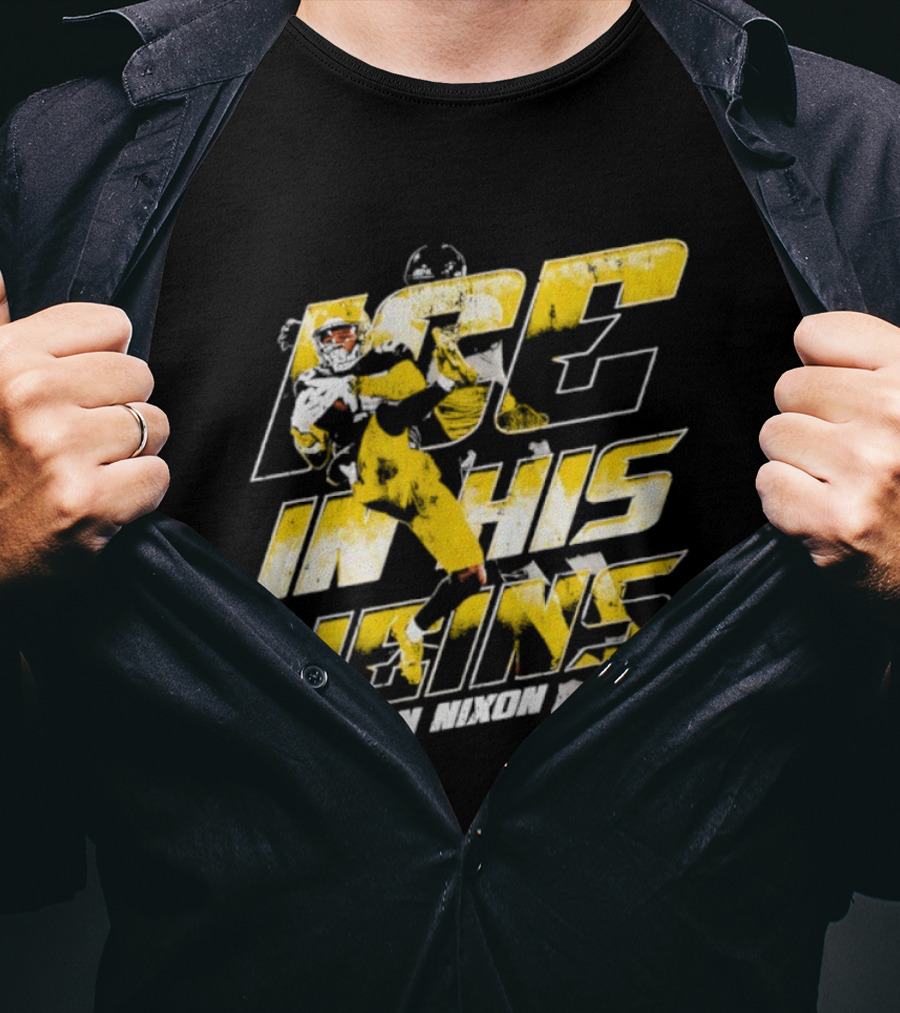 Keisean Nixon Green Bay Packers Ice In His Veins Football T-Shirt