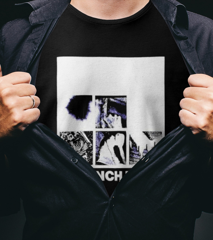 Nine Inch Nails Bad Witch Album Art With Square Panel Imagery T-Shirt