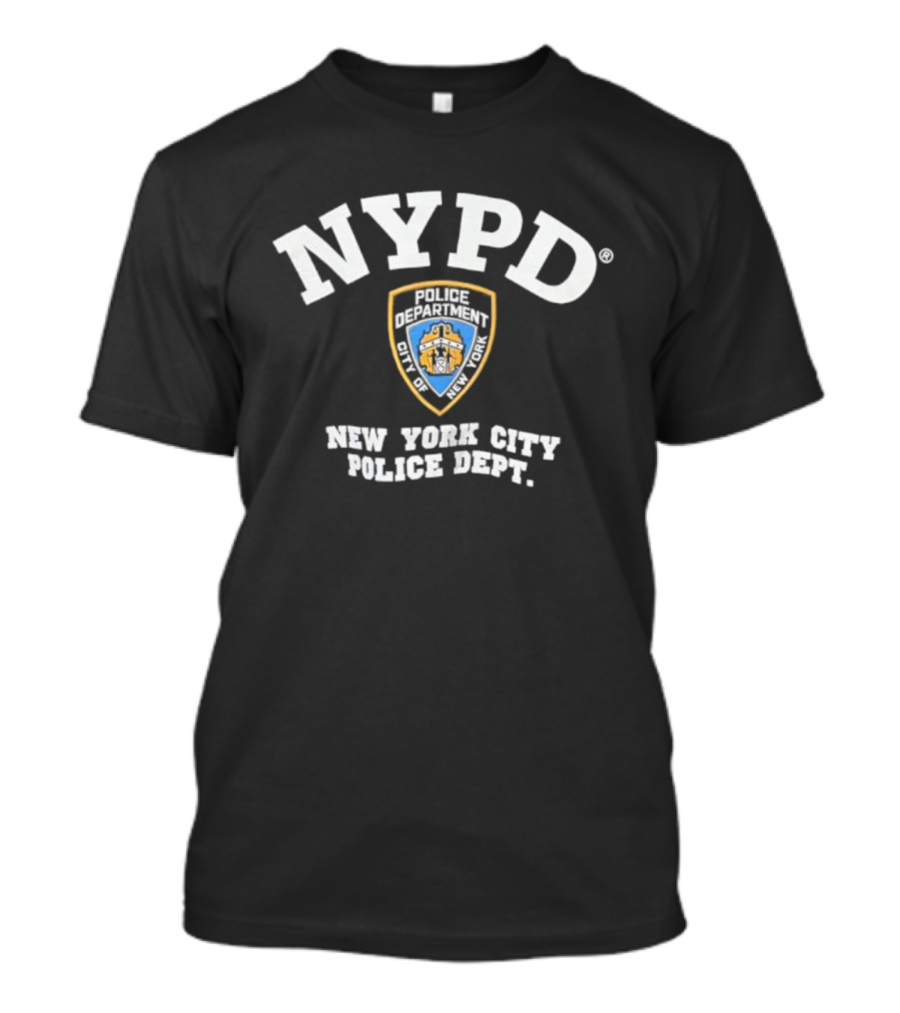 NYPD New York City Police Dept Iconic Badge Text Emblem T-Shirt