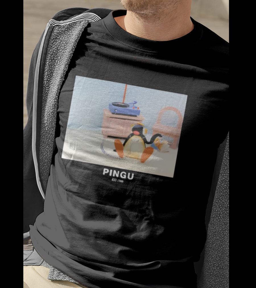 Pingu Chill 1986 Retro Music Vibes T-Shirt