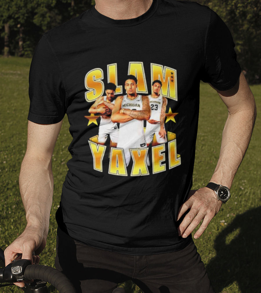 Michigan SLAM Yaxel Lendeborg Basketball Stars T-Shirt