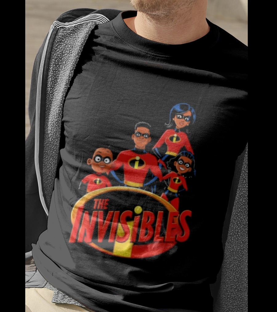 The Invisibles Characters The Incredibles Parody Superhero Family T-Shirt