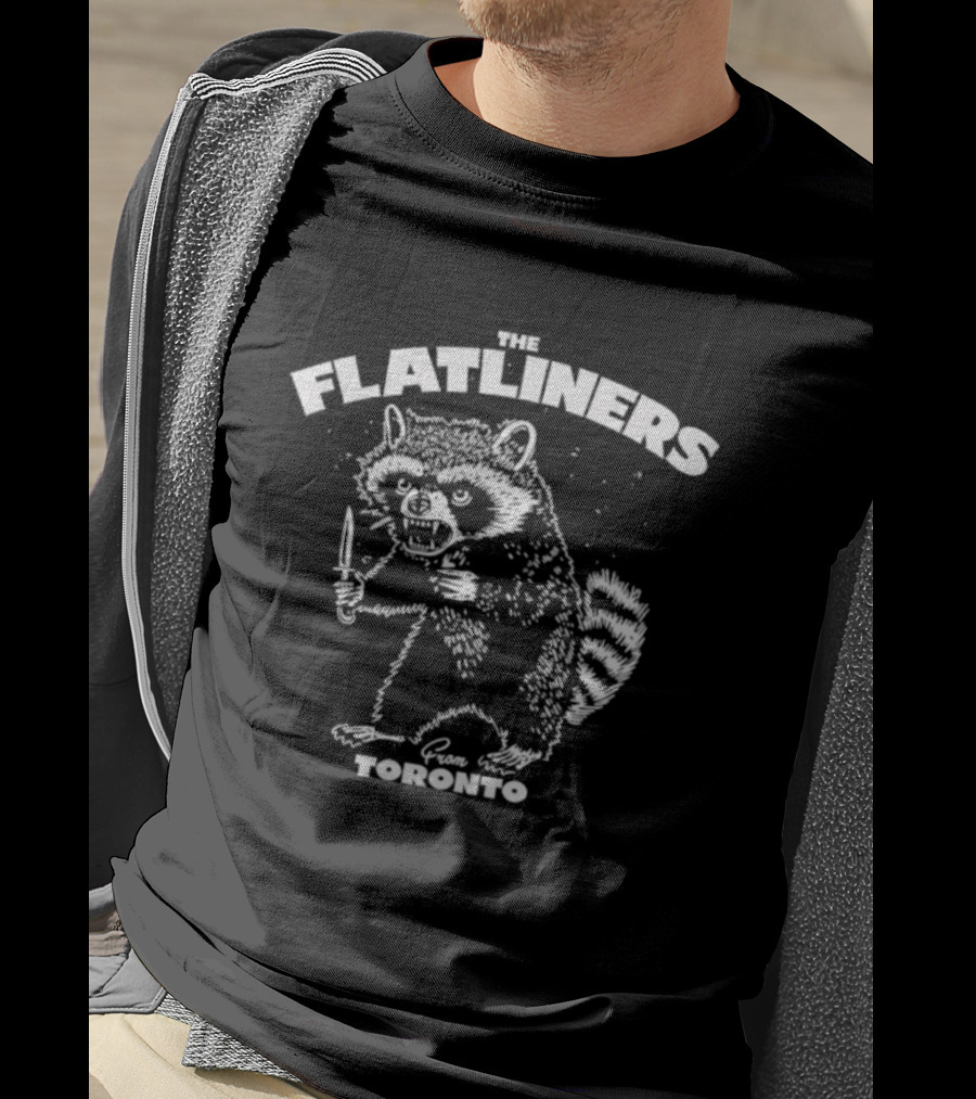 The Flatliners Mischievously Stylish Racoon Toronto T-Shirt