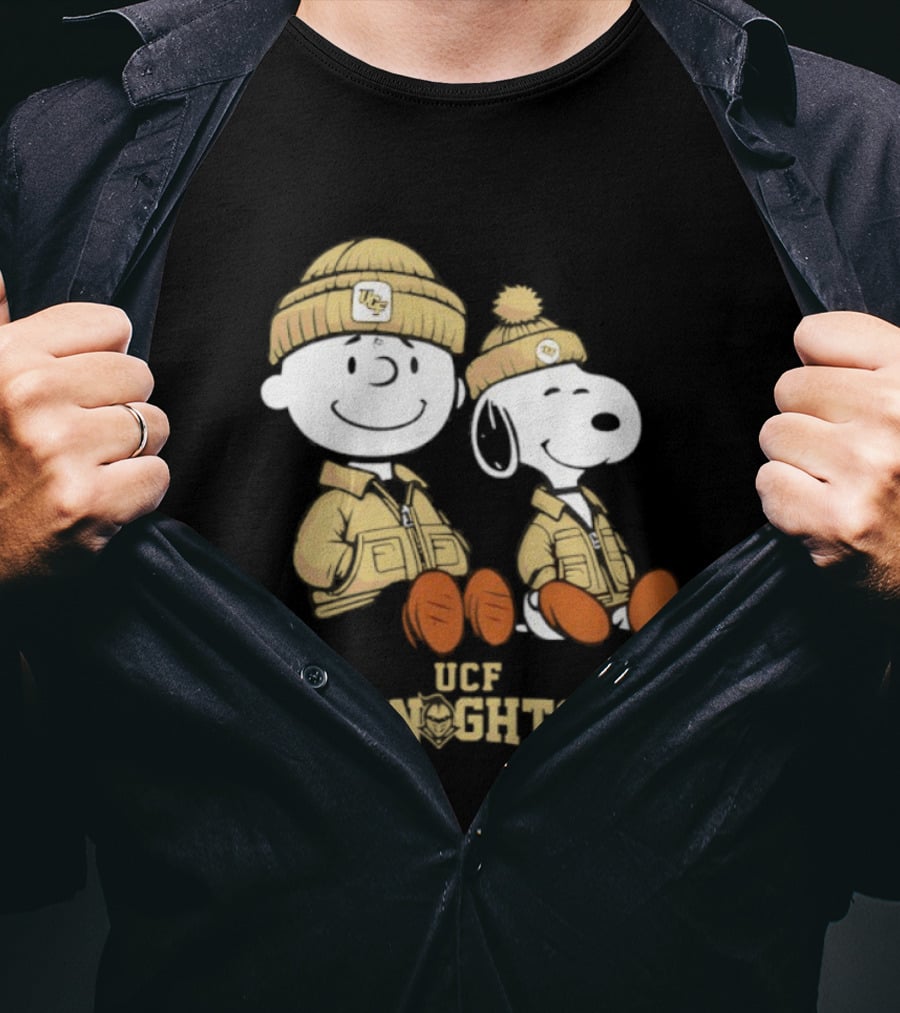 UCF Knights Snoopy Charlie Brown Collaboration Sweater Hat Football Peanuts T-Shirt