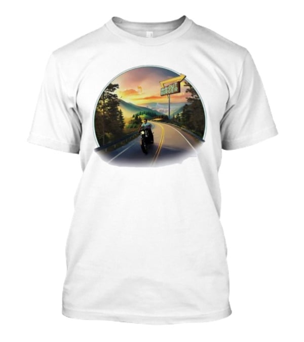 Riding To In-N-Out Burger On Scenic Highway In Tennessee T-Shirt