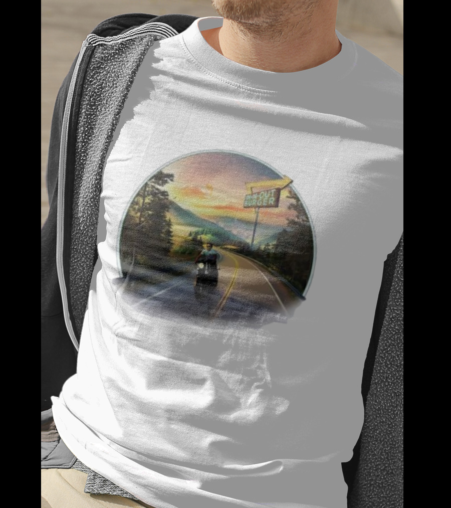 Riding To In-N-Out Burger On Scenic Highway In Tennessee T-Shirt