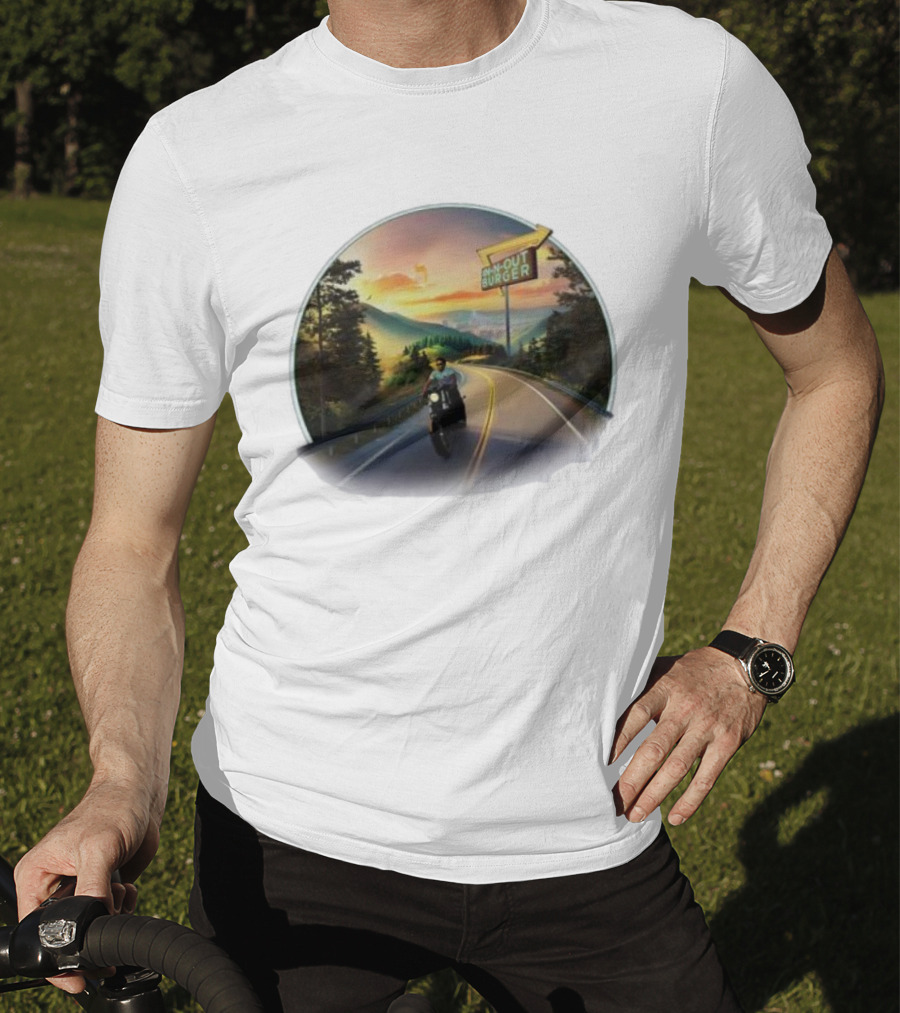 Riding To In-N-Out Burger On Scenic Highway In Tennessee T-Shirt