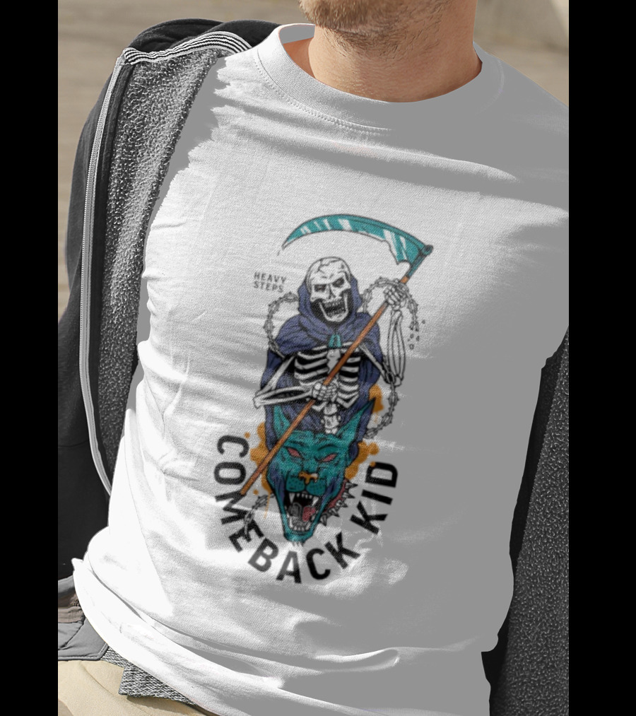 Comeback Kid Heavy Steps Reaper 25 Years Celebration T-Shirt