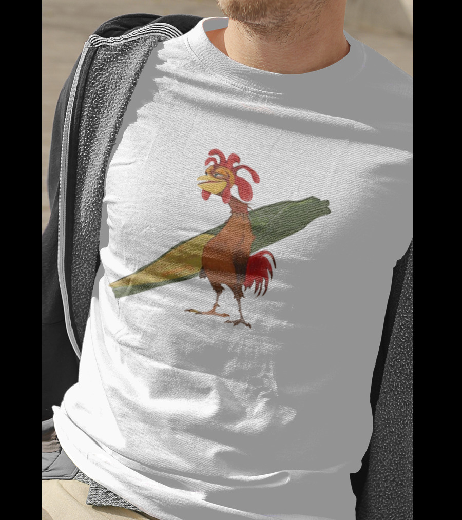 Chicken Joe Surf's Up Movie Character Funny Surfboard T-Shirt