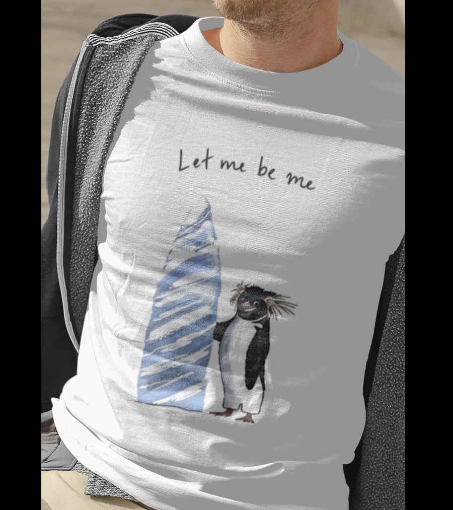 Cody Maverick Let Me Be Me Penguin With Surfboard T-Shirt
