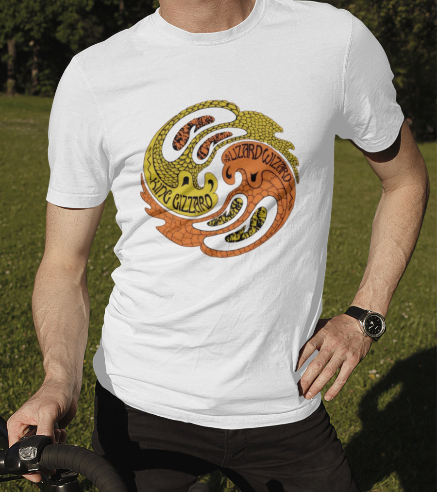 King Gizzard Lizard Wizard Psychedelic Dragon Circle T-Shirt