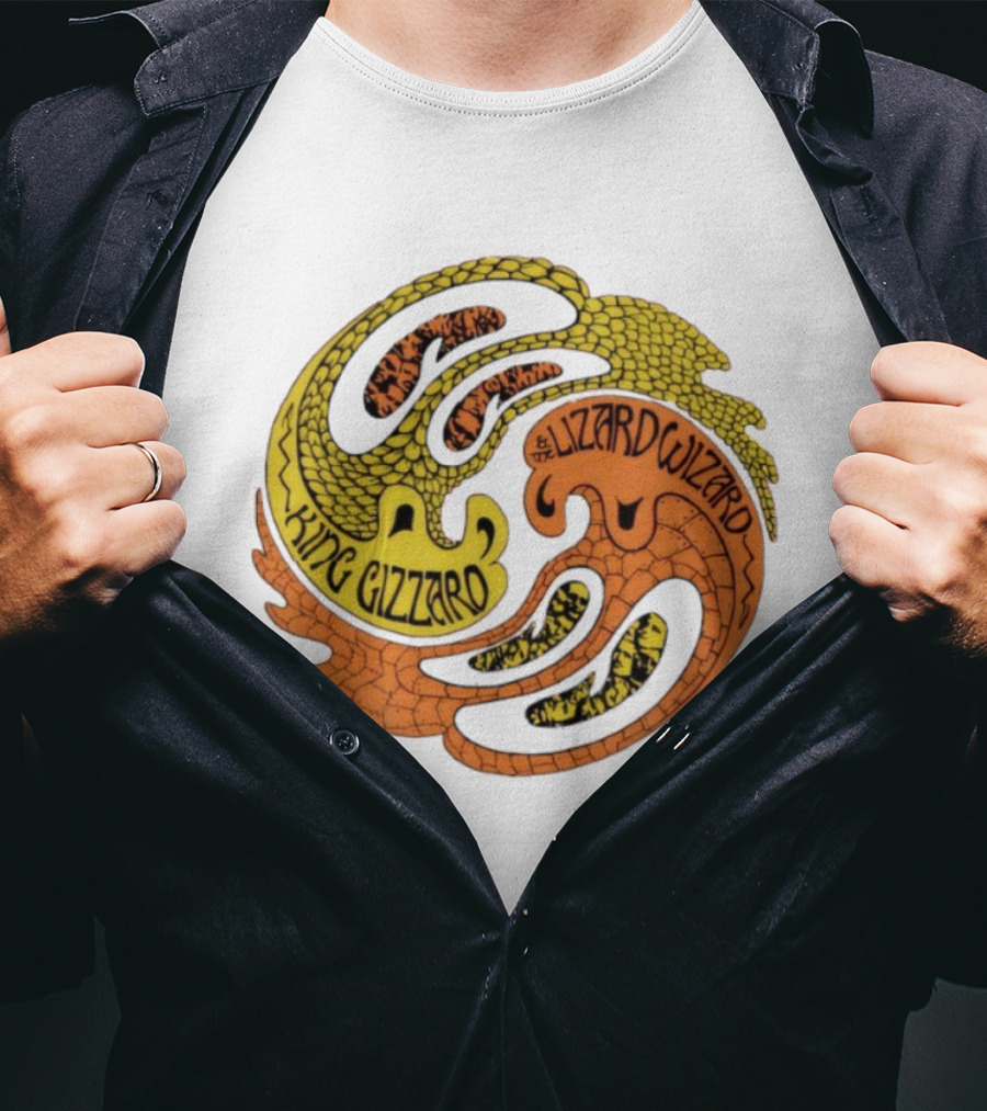 King Gizzard Lizard Wizard Psychedelic Dragon Circle T-Shirt