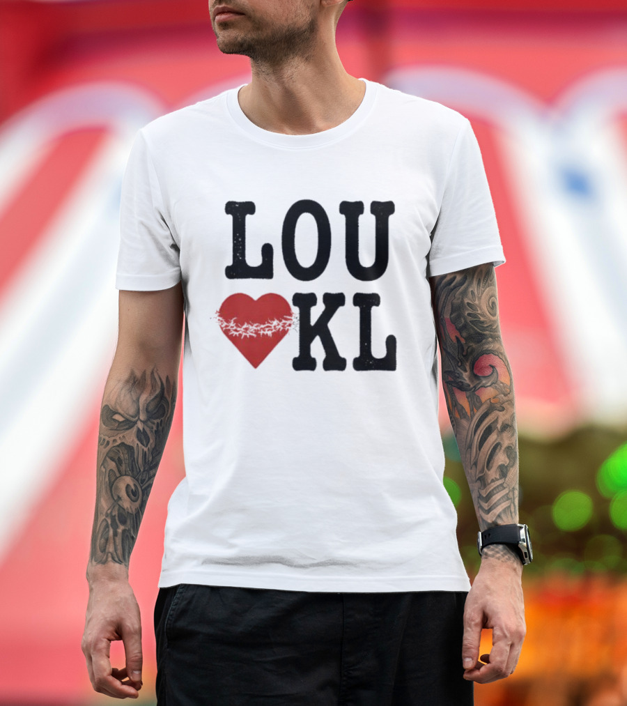 Knocked Loose Heart LOU KL Red Love T-Shirt