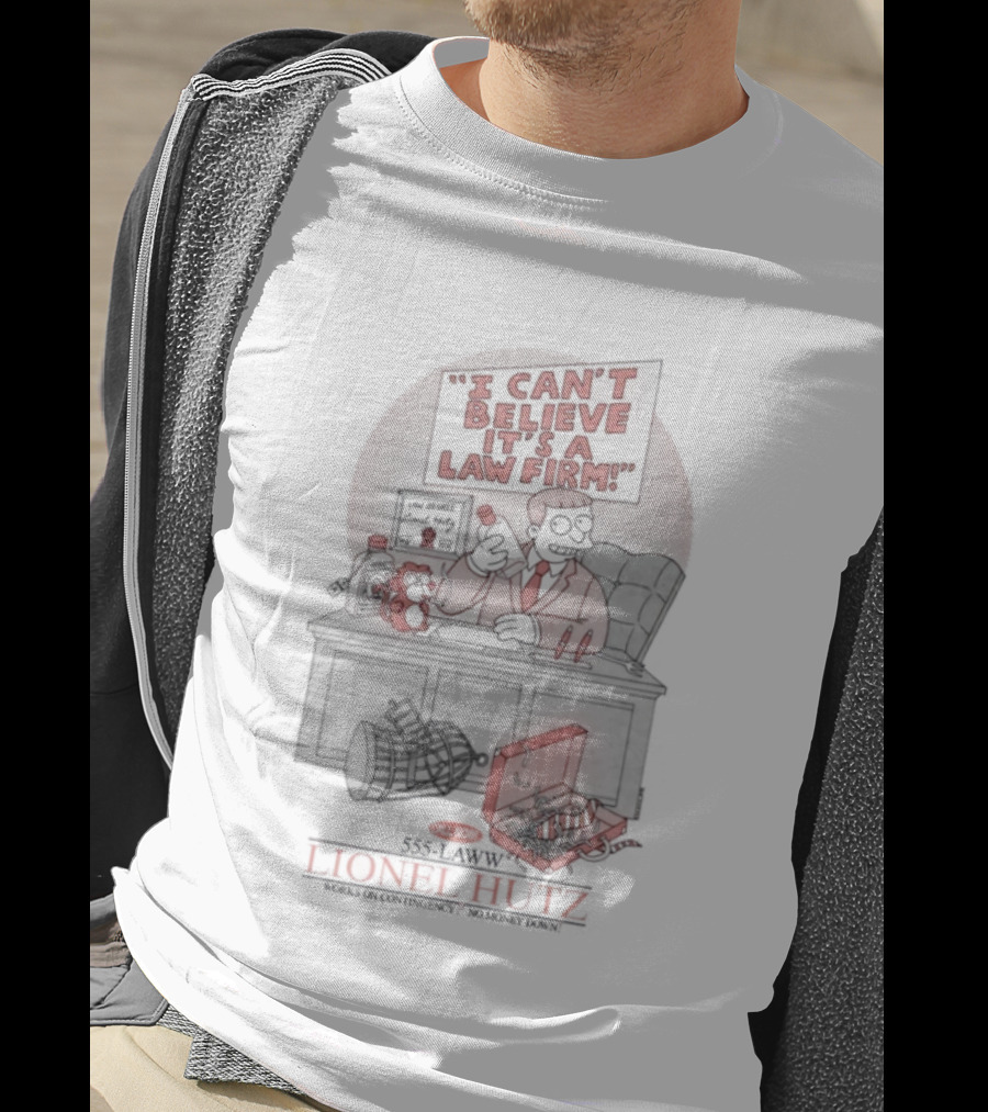 Lionel Hutz I Can’t Believe It’s A Law Firm The Simpsons T-Shirt