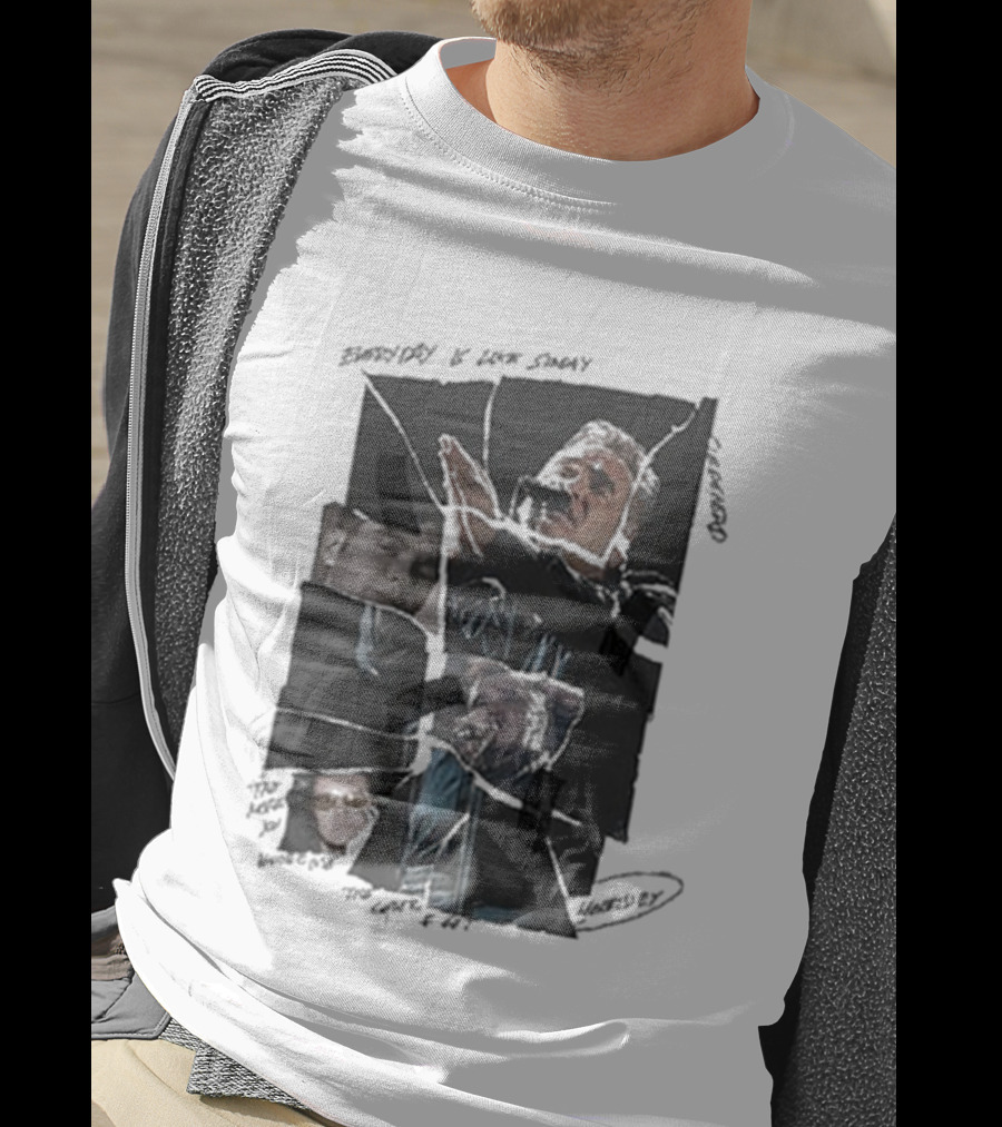 Morrissey Everyday Is Like Sunday Collage Torn Imagery T-Shirt