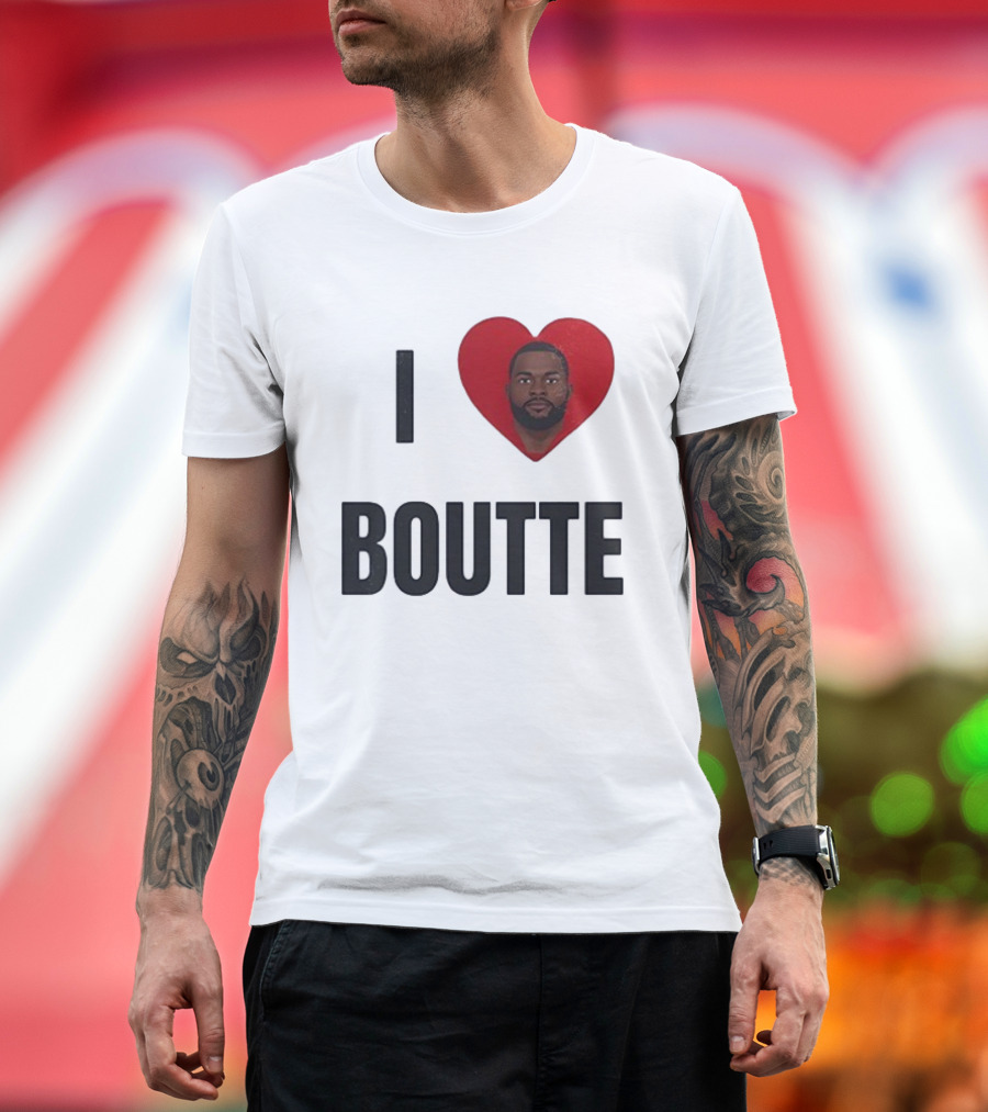 I Love Boutte New England Patriots Kayshon Boutte T-Shirt