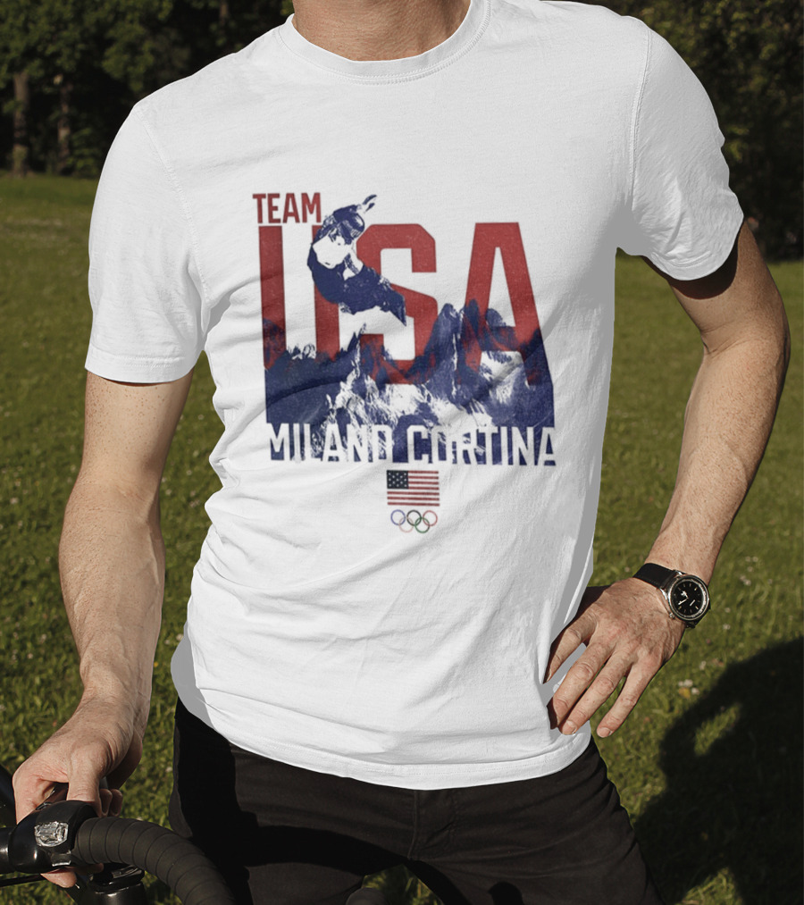 Team USA Olympic 2026 Milano Cortina American Flag T-Shirt