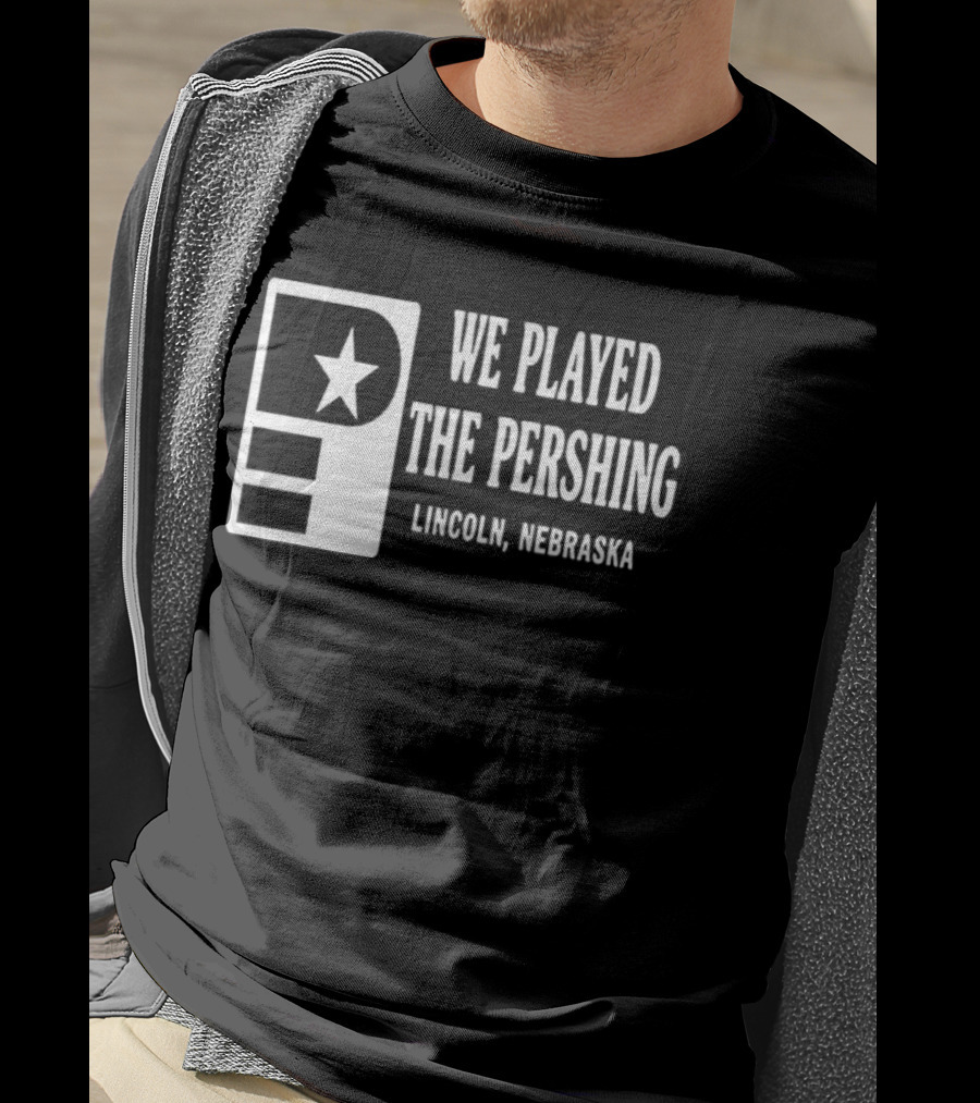 We Played The Pershing Lincoln Nebraska Star Icon T-Shirt