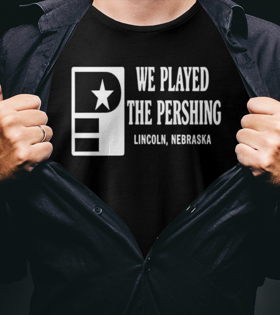 We Played The Pershing Lincoln Nebraska Star Icon T-Shirt