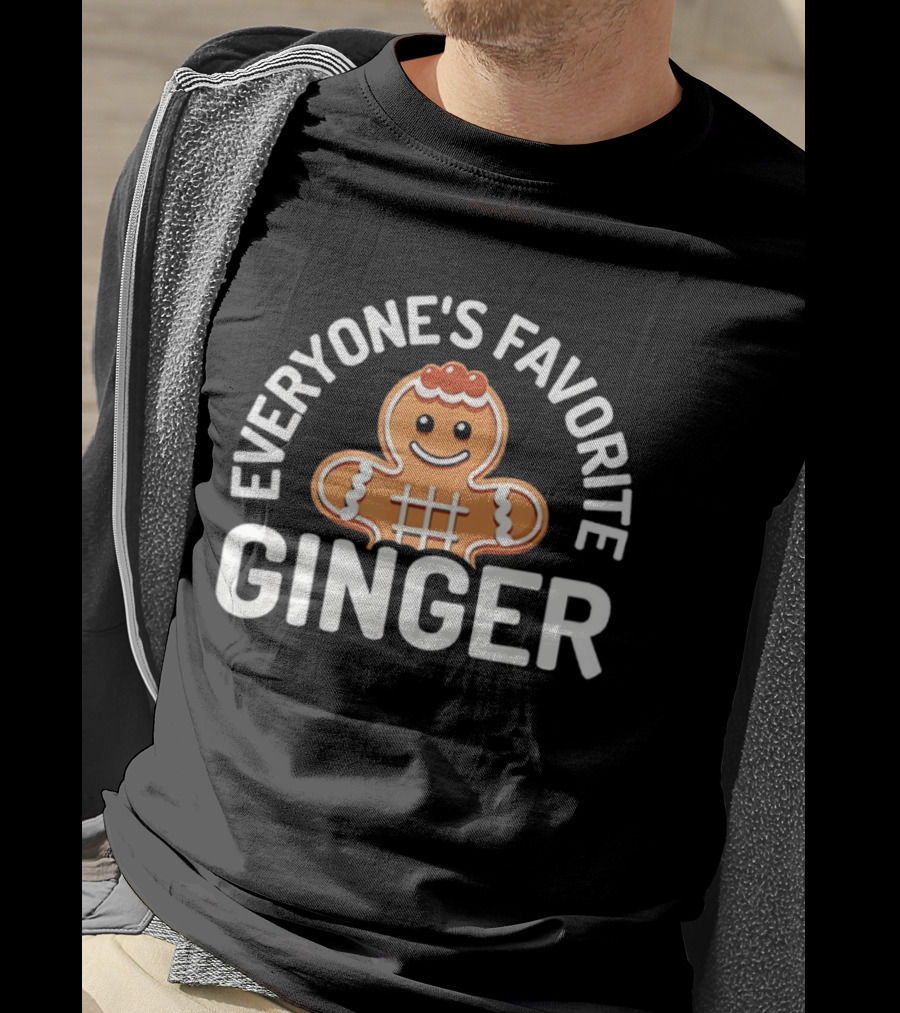 Everyone’s Favorite Ginger Gingerbread Man Christmas T-Shirt
