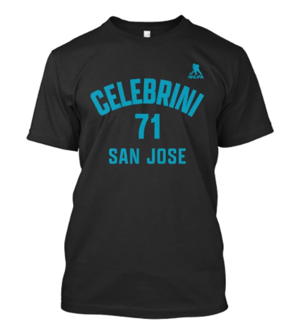 Macklin Celebrini 71 San Jose Sharks NHLPA T-Shirt