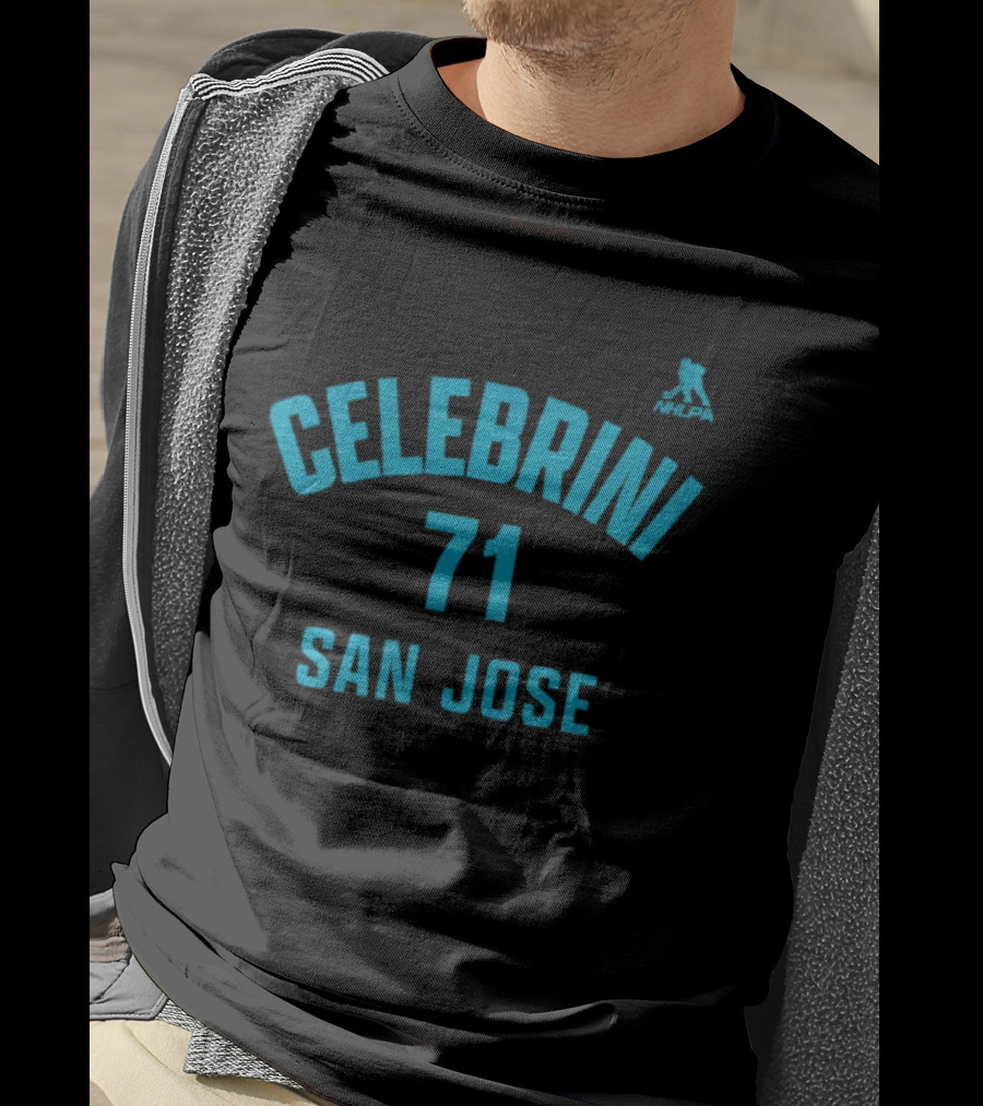 Macklin Celebrini 71 San Jose Sharks NHLPA T-Shirt