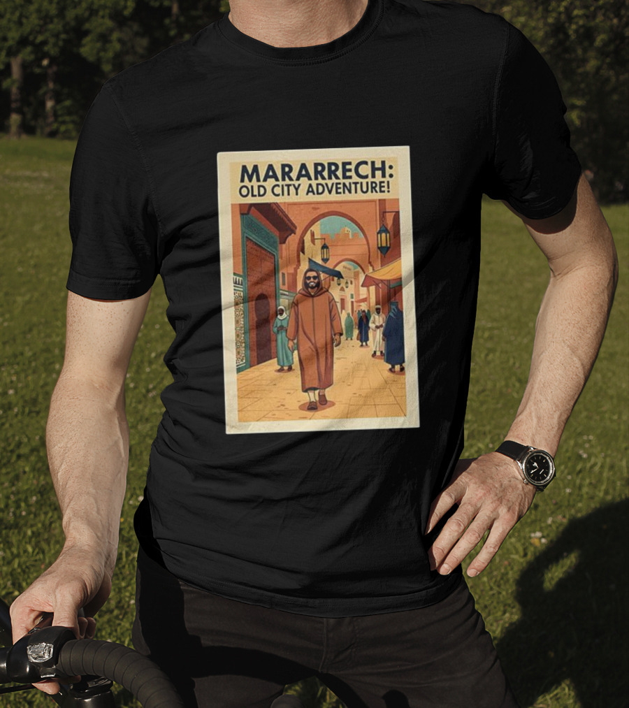 MARARRECH Old City Adventure Vintage Medina Travel Appeal T-Shirt