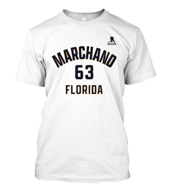 Marchand 63 Florida MLPA Ice Hockey Team T-Shirt