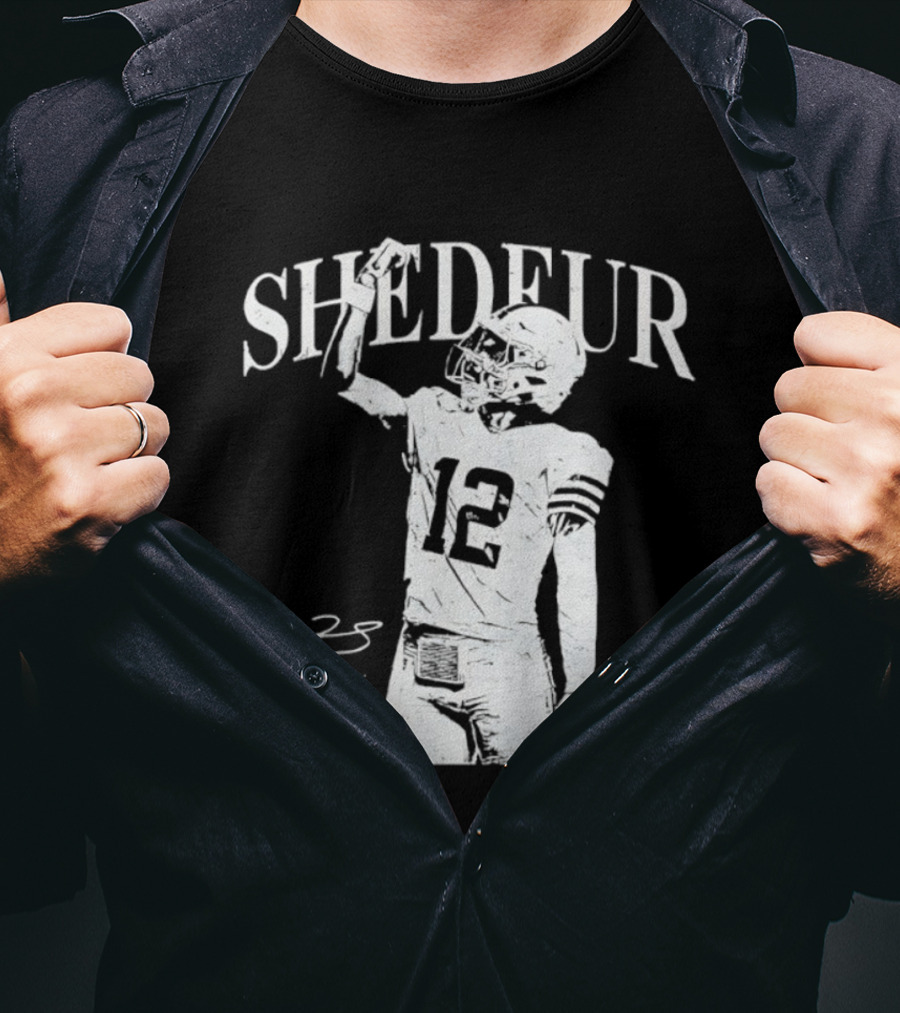 Shedeur Sanders 12 Cleveland Browns Football They Forgot Who I Am S2S T-Shirt