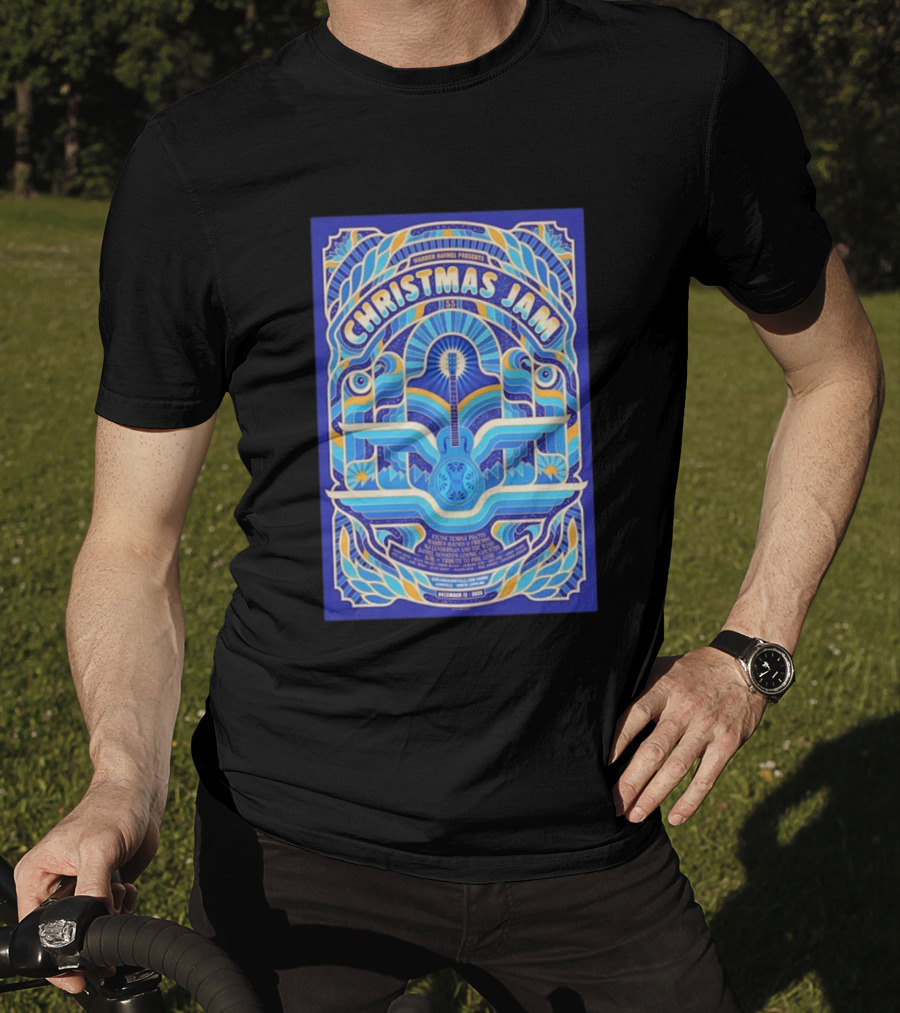 Warren Haynes Presents Christmas Jam 2025 Asheville NC Stone Temple Pilots December 13 Exploreasheville Arena T-Shirt