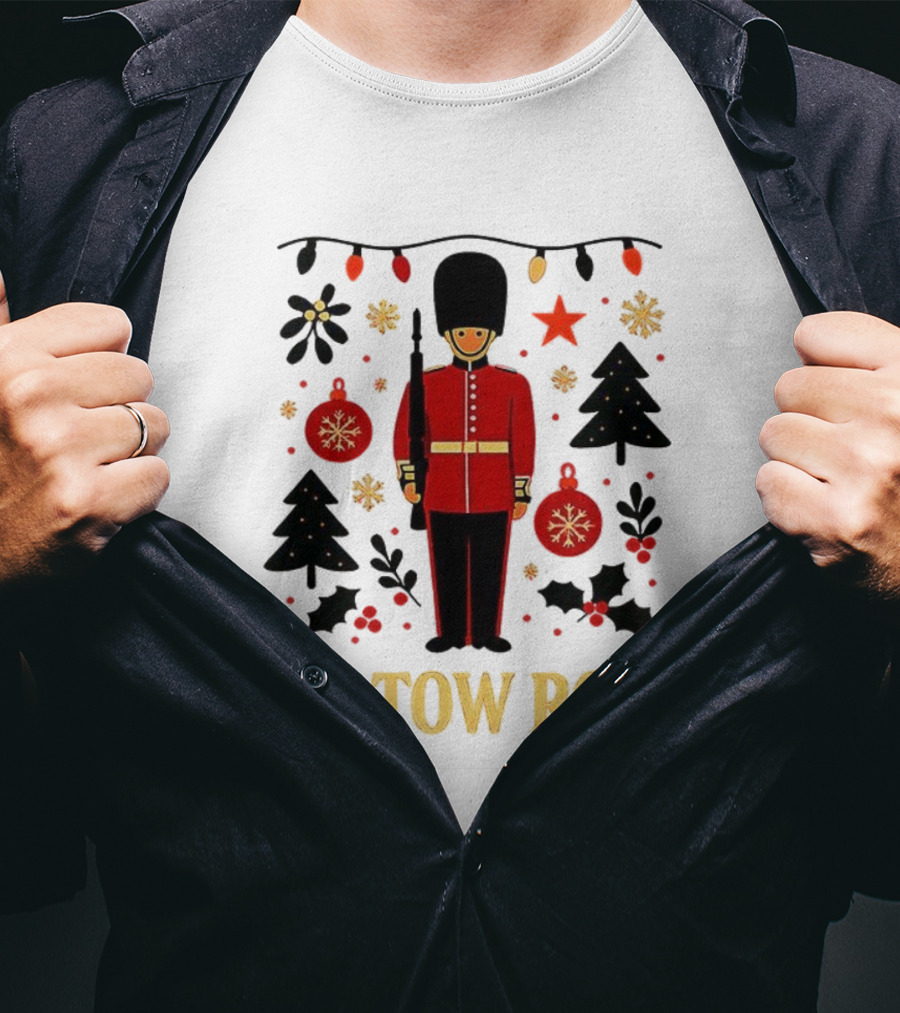 British Royal Guard Christmas The Tow Rows Festive Holiday T-Shirt