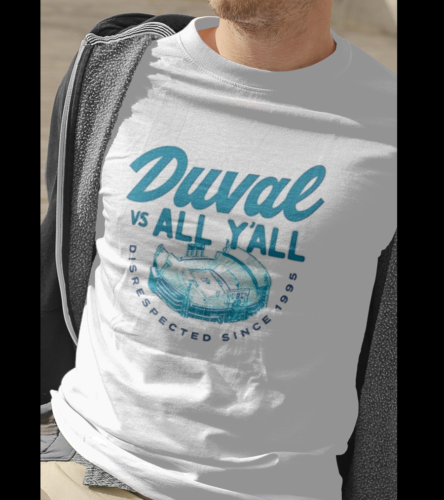 Duval Vs All Y’all Disrespected Since 1995 Stadium Image T-Shirt