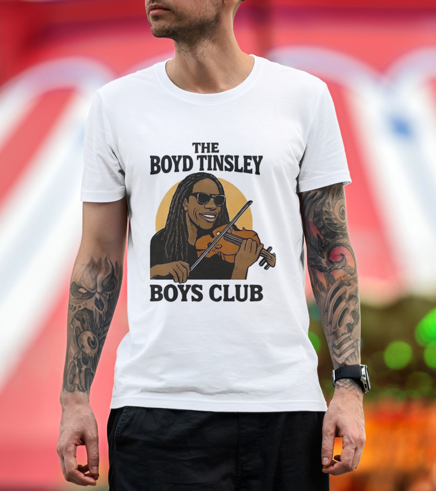 The Boyd Tinsley Boys Club Violinist Icon With Sunglasses T-Shirt