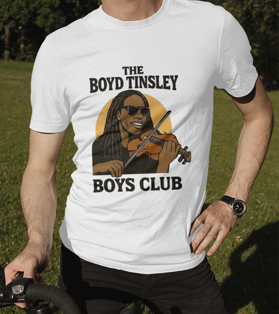 The Boyd Tinsley Boys Club Violinist Icon With Sunglasses T-Shirt