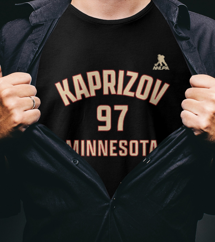 Kirill Kaprizov 97 Minnesota Wild NHLPA T-Shirt